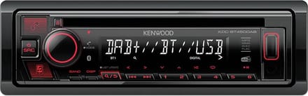 Kenwood KDCBT450DAB Autoradio enkel DIN Aansluiting voor stuurbediening