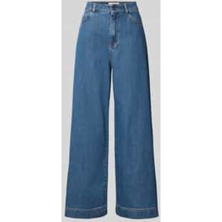Wide leg jeans van puur katoen, model 'VEGA'