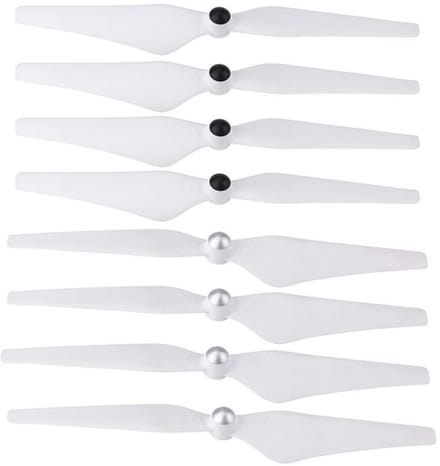 Allecto - 8 Stuks Zelfspannende Propeller Cw Quadcopter Blades