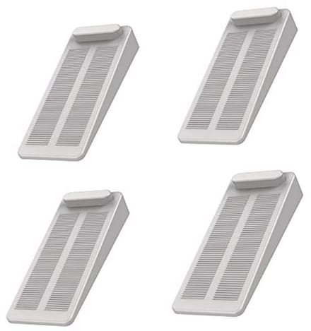 Verstelbare rubberen deurstopper met antislip - 4 stuks