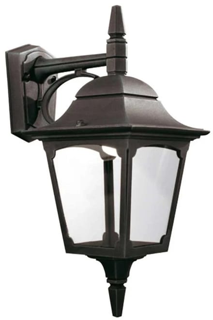 Elstead Lighting LED Wand Buitenlamp Chapel | 1X E27 Max 60W | IP44 | Dimbaar | Black