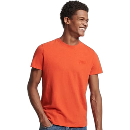 Superdry Essential Logo T-shirt Oranje Grootte: S