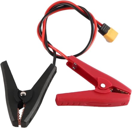 XT60 Kabel met Krokodillenklemmen voor Acculaders en Omvormers 50 cm