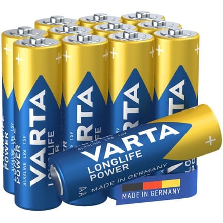 Varta LR6/AA (Mignon) (4906) batterij, 12 stks. box, Alkali-mangaan batterij (alkaline), 1,5 V