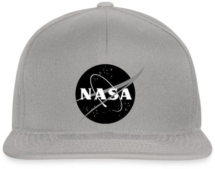 NASA zwart-wit klassiek logo Snapback cap