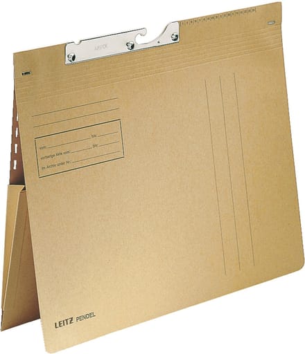 LEITZ Pendelhefter, mit Dehntasche, A4, natron - für den Markt: D - A - L - CH - 50 Stück (2111-00-00)
