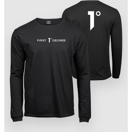First Degree Team Long Sleeve Tech Tee zwart