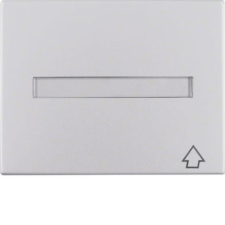 Hager Berker aluminium tussenring met scharnierend deksel - 11547103