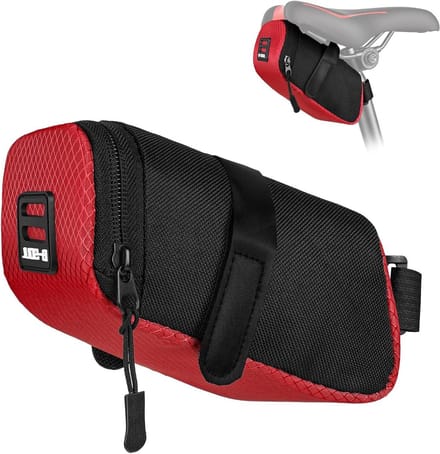 Fietszadeltas - Opbergtas - Fietsen - Licht waterdicht - Compact ontwerp - Rood
