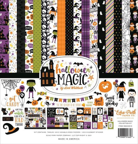 Echo Park Halloween Magic 12x12 Inch Collection Kit (HMA249016)