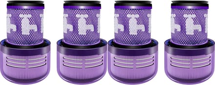 4 x HEPA V12 Filter geschikt voor Dyson V12 Detect Slim & Absolute motor filter.