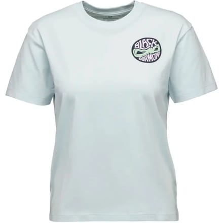 Dames-T-shirt Black Diamond Rope Badge
