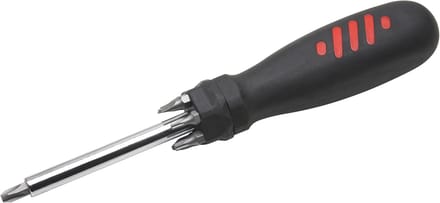 Schroevendraaier Set - Multifunctioneel Gereedschap - Klus Klussen - 8 Verschillende Bits - 635 mm Kop