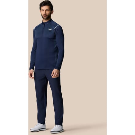 Golf Pinnacle Kwartrits Top - Marineblauw