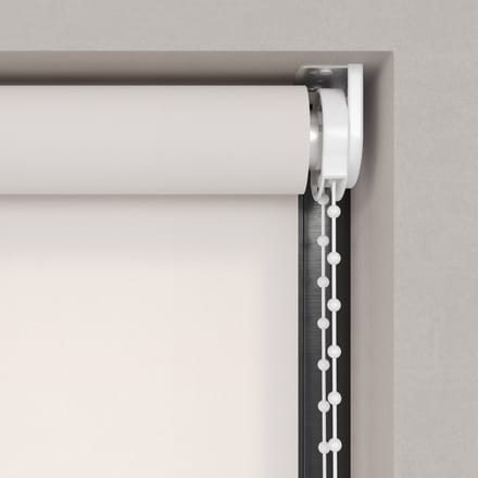 Dutchblinds Rolgordijn - lichtdoorlatend - Sneeuw Wit - 60x190cm - Raamdecoratie op maat