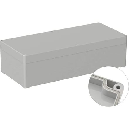 TRU COMPONENTS TC-9065720 Industriële behuizing 360 x 160 x 100 ABS Grijs-wit (RAL 7035) 1 stuk(s)