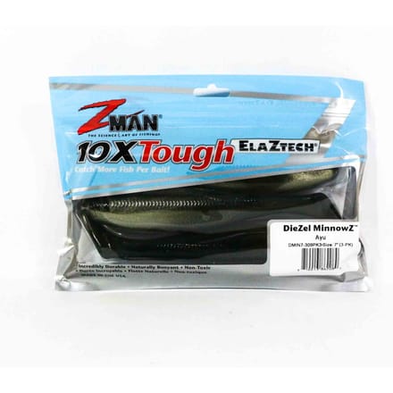 Zman Zacht Kunstaas Diezel MinnowZ 7 Inch 3/Pack Ayu (2089)