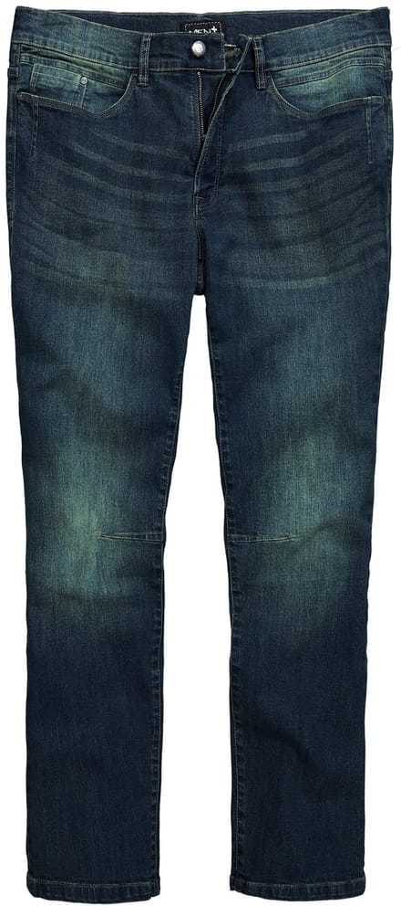 Men Plus - Heren - Jeans denim Straight Fit 5-pocket - Donkerblauw denim - Maat 36