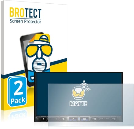 BROTECT - Screenprotector voor Alpine iLX-705D - Folie Beschermfolie matte 2 Stuks