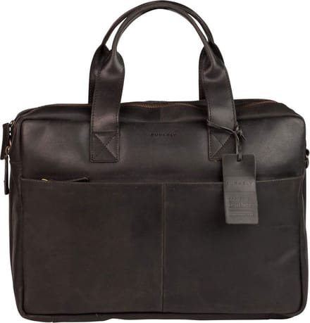BURKELY Vintage Jesse Aktetas/  Laptoptas - 14 inch - Zwart