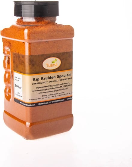 Tuana Kruiden - Kip Kruiden Speciaal - Strooibus 450 Gram - Tuanashop - GP-K-0028