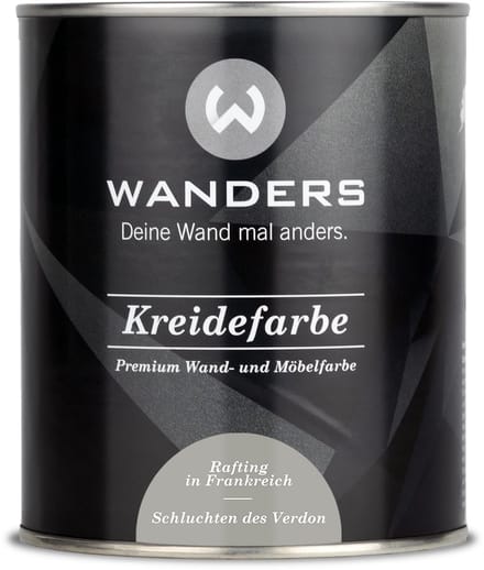 Wanders24 krijtverf meubelverf – Lichtgrijs mat – 750 ml