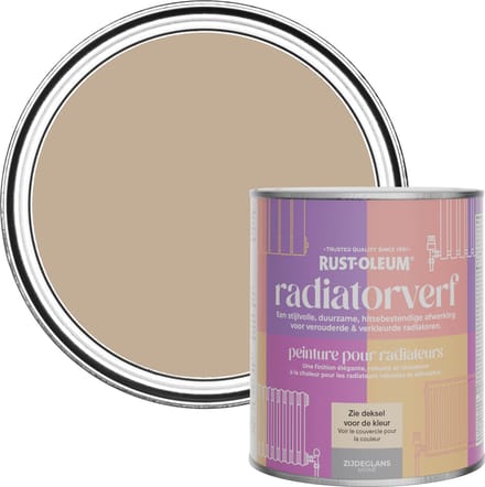 Rust-Oleum Bruin Radiatorverf Zijdeglans - Gezouten karamel 750ml