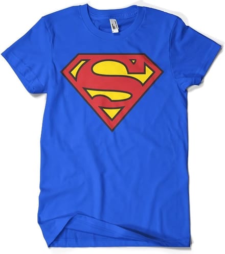 Superman Shield T-shirt blauw