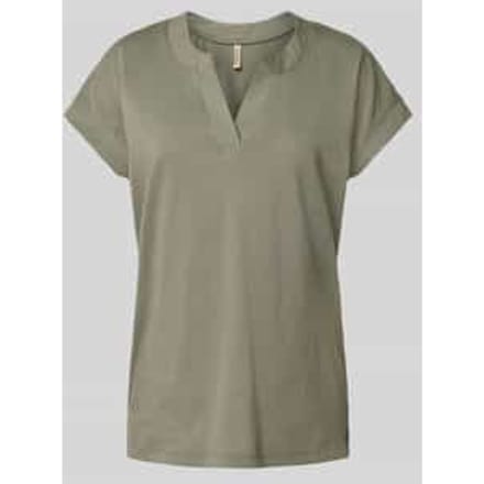 T-shirt met V-hals, model 'DERBY'