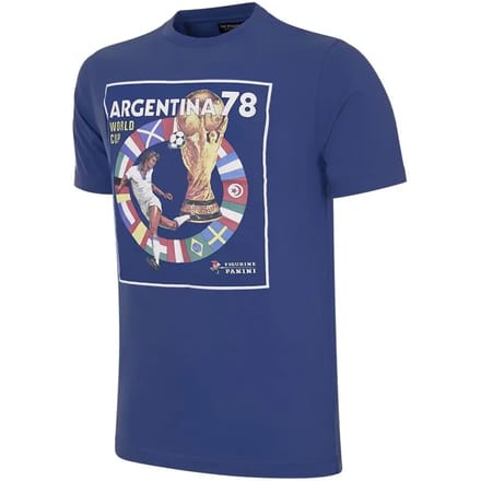COPA - Panini FIFA Argentinië 1978 WK T-shirt - Heren - Blauw - M