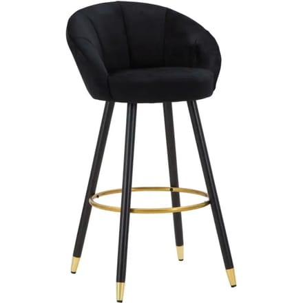 Barkruk Prague Nero 55×56×104 cm