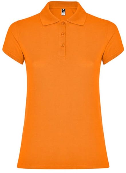 Roly - Star Dames Polo - Orange 31 maat XL