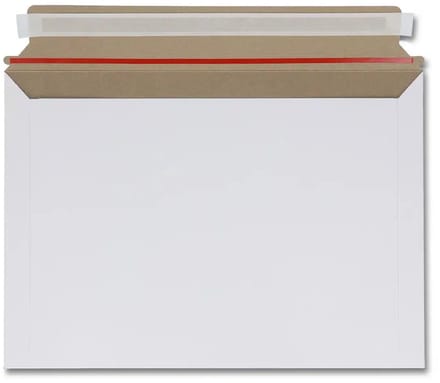50x Envelop Karton - A4 - 323x229 mm - Liggend - Plakstrip - Scheurstrip - Verzendenvelop