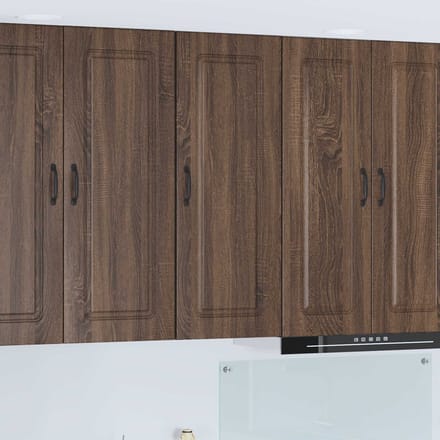 vidaXL - Vaatwasserpaneel - Kalmar - Bruin - Eiken - 40 - x - 31 - x - 100 - cm