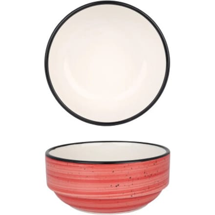 Bonna Serveerschaal - Aura Passion - Porselein - 12 cm (350cc) - set van 2