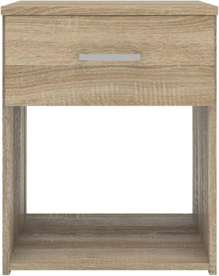 Spell nachtkastje 1 lade en 1 plank eiken decor.
