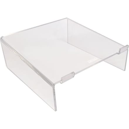 DESQ® Laptopstandaard Acryl | 10-17 Inch laptops | Hoogte 120 mm | Dutch Design