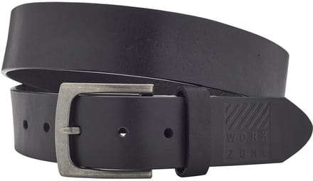 FE engel zwarte leren riem | 110 cm