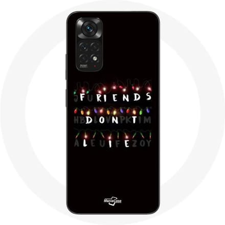 Coque pour Xiaomi Redmi Note 11 4G Stranger Things Affiche Friends Don't Lie Joyeux noël