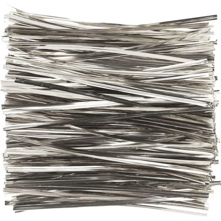 VBS Zaksluitingsstrips, ca. 15 cm, 800 stuks - Zilver