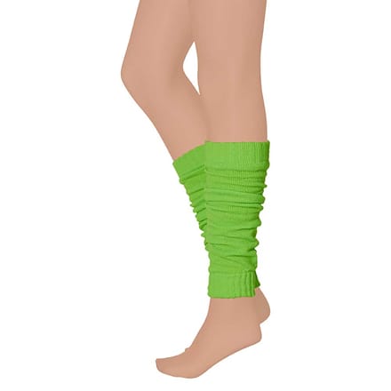 Beenwarmer feest - carnaval beenwarmers - One size / Fluor groen