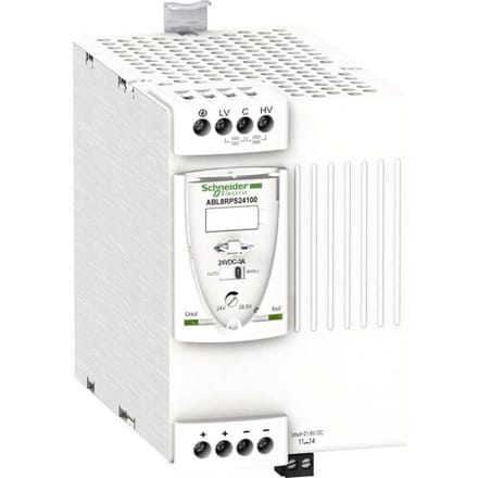 Schneider Electric Phaseo abl8 regulated Schakelaar mode Voeding (smps) 100-500 v ac 24 v dc 10 A 240 W