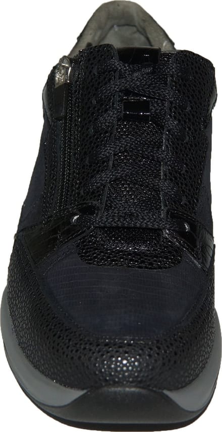 Durea Sneaker 6295 608 1227 Blauw Zwart Wijdte K