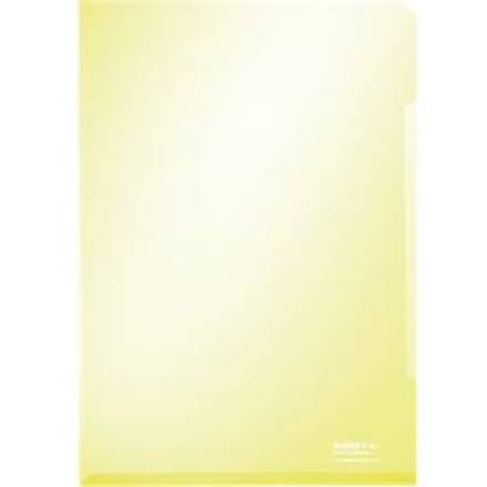 LEITZ® zichtmap Premium 4153, A4, glad, 100 stuks, geel