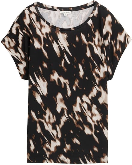 Tom Tailor - T-shirt met patroon - Maat M - blurry animal design