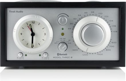 Tivoli Audio - Model 3 BT w/ USB - Wekkerradio met Bluetooth - Zwart/Zilver