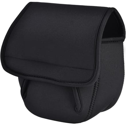 Housse de protection pour moulinet à tambour LEO, durable, accessoire de pêche(S) Small black