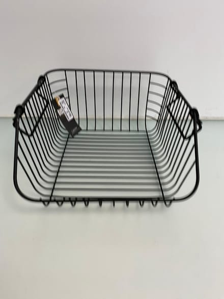 Mand metaal 30x27x14cm zwart