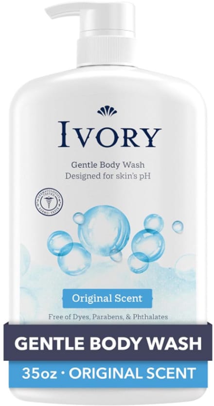 Ivory - Mild and Gentle Body Wash - Original Scent - Douchegel - 1.03L