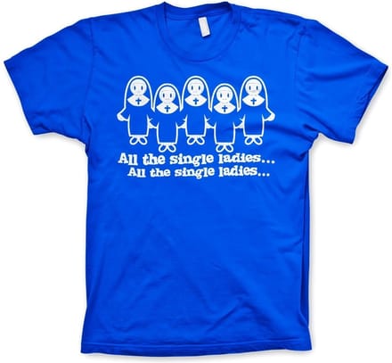 Hybris All The Single Ladies... T-shirt blauw